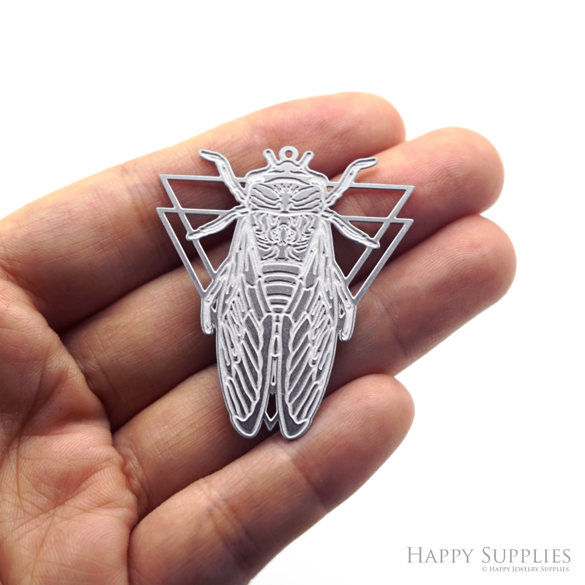 Corroded Stainless Steel Jewelry Charms, Moth Halloween Brass Charms, Earring Charms, Etched Silver Jewelry Pendants, Etched Brass Jewelry Findings, Jewelry Wholesale (SSB1123)