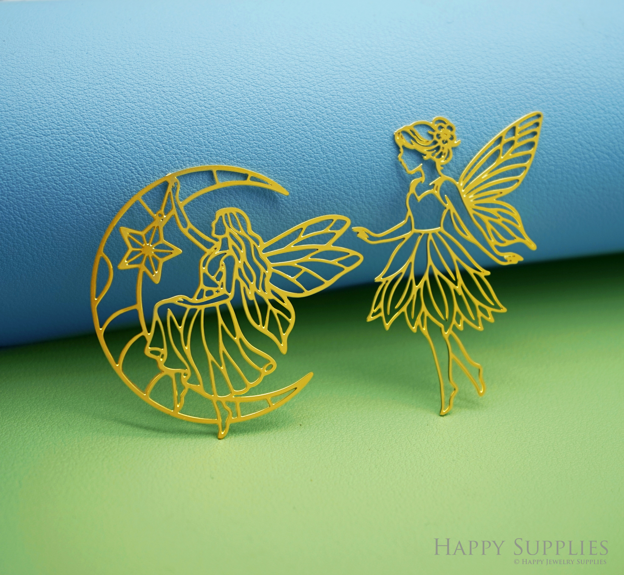 2pcs Stainless Steel Jewelry Charms, Raw Brass Charms, Angel Charms, Earrings Findings, Stainless Steel Silver Jewelry Pendants, Brass Jewelry Findings, Stainless Steel Pendants Jewelry Wholesale (D2987)
