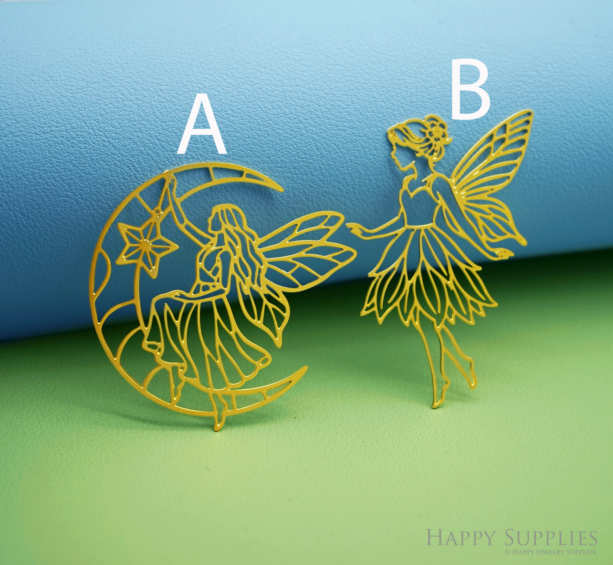 2pcs Stainless Steel Jewelry Charms, Raw Brass Charms, Angel Charms, Earrings Findings, Stainless Steel Silver Jewelry Pendants, Brass Jewelry Findings, Stainless Steel Pendants Jewelry Wholesale (D2987)