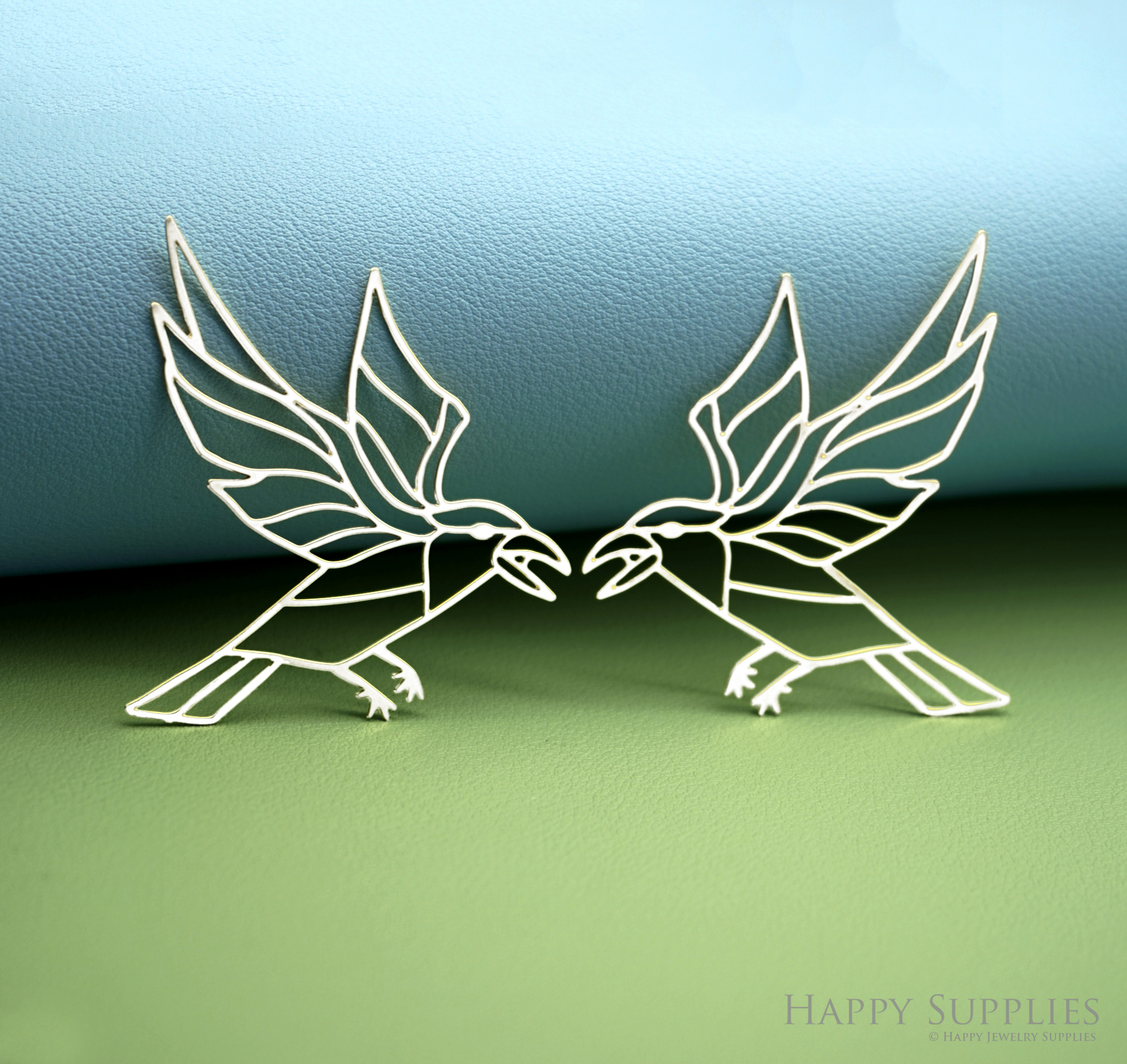 2pcs Stainless Steel Jewelry Charms, Raw Brass Charms, Bird Charms, Earrings Findings, Stainless Steel Silver Jewelry Pendants, Brass Jewelry Findings, Stainless Steel Pendants Jewelry Wholesale (D2993)