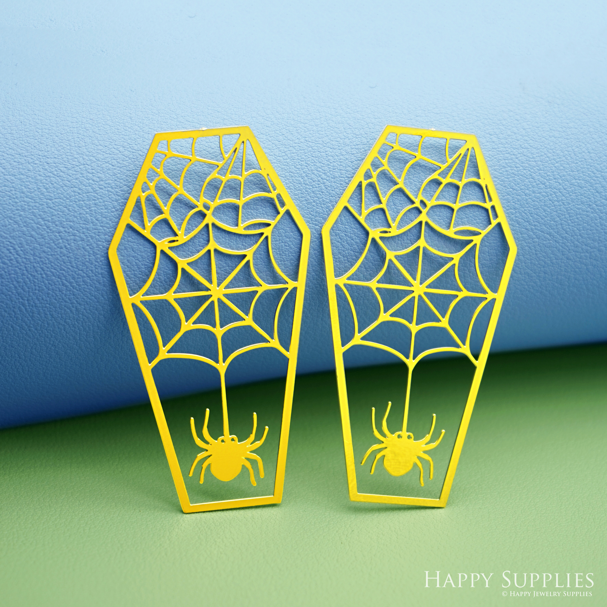 2pcs Big Stainless Steel Jewelry Charms, Raw Brass Charms, Halloween Spider Charms, Earrings Findings, Stainless Steel Silver Jewelry Pendants, Brass Jewelry Findings, Stainless Steel Pendants Jewelry Wholesale (D2982)