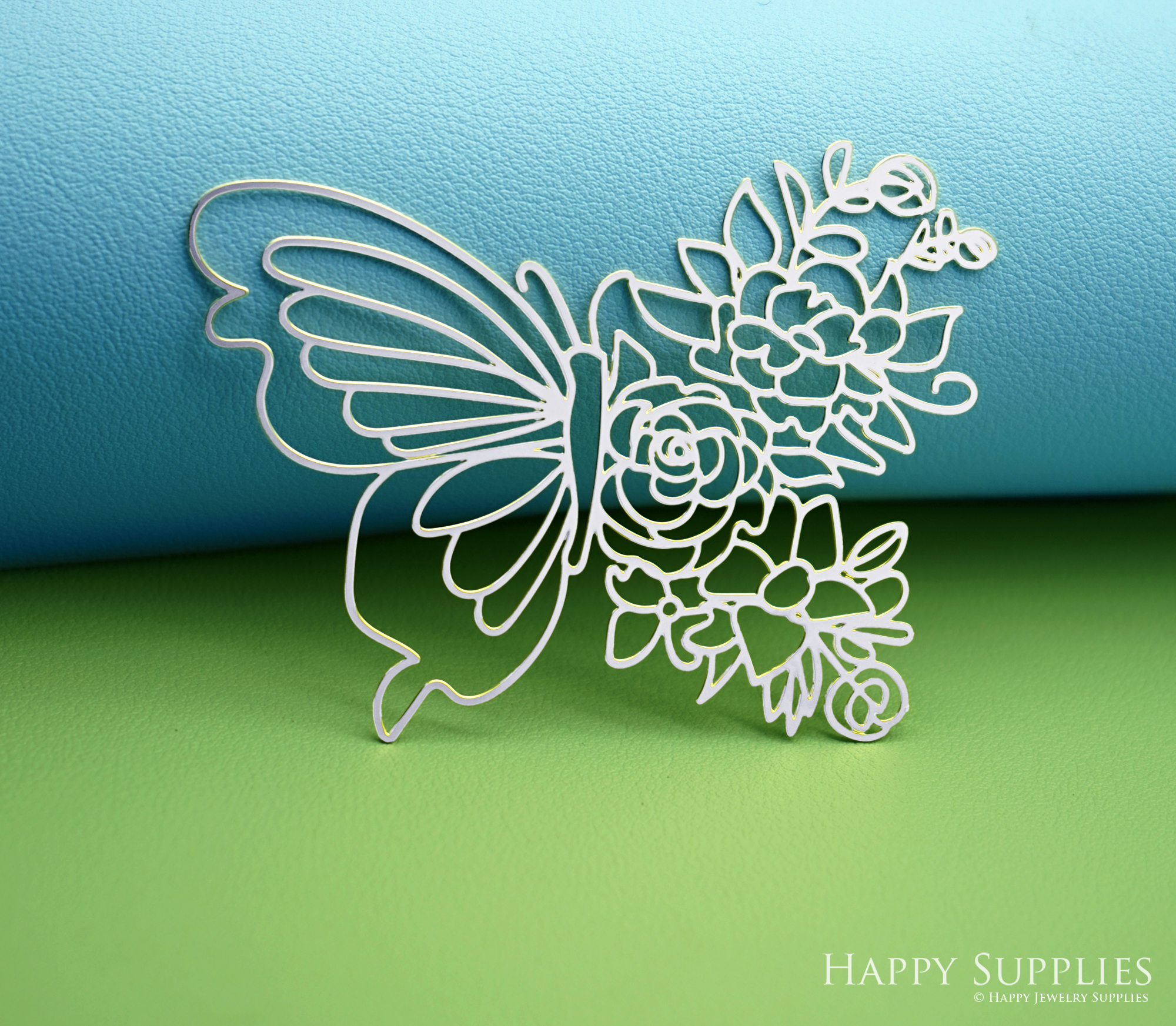 2pcs Big Stainless Steel Jewelry Charms, Raw Brass Charms, Butterfly Charms, Earrings Findings, Stainless Steel Silver Jewelry Pendants, Brass Jewelry Findings, Stainless Steel Pendants Jewelry Wholesale (D2984)