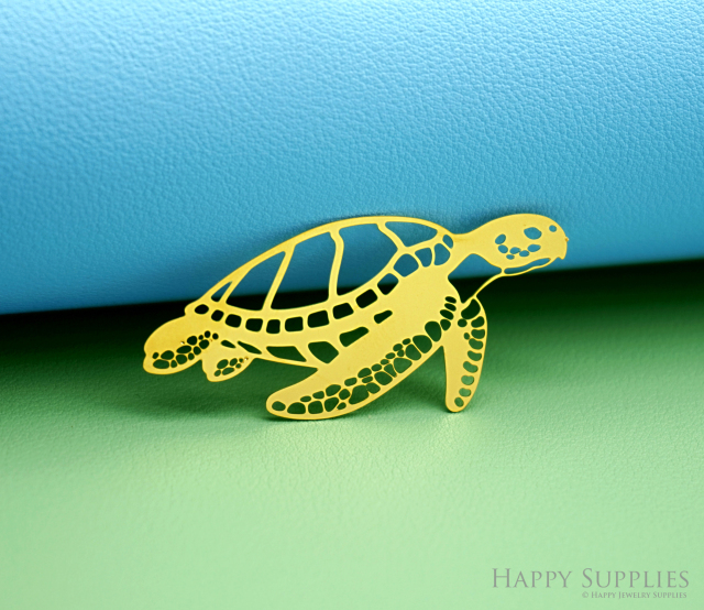 2pcs Stainless Steel Jewelry Charms, Raw Brass Charms, Turtle Charms, Earrings Findings, Stainless Steel Silver Jewelry Pendants, Brass Jewelry Findings, Stainless Steel Pendants Jewelry Wholesale (D3001)