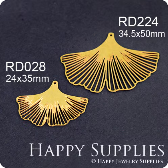 Stainless Steel Jewelry Charms, Raw Brass Charms, Ginkgo Leaf Charms, Earrings Findings, Stainless Steel Silver Jewelry Pendants, Brass Jewelry Findings, Stainless Steel Pendants Jewelry Wholesale (D028)