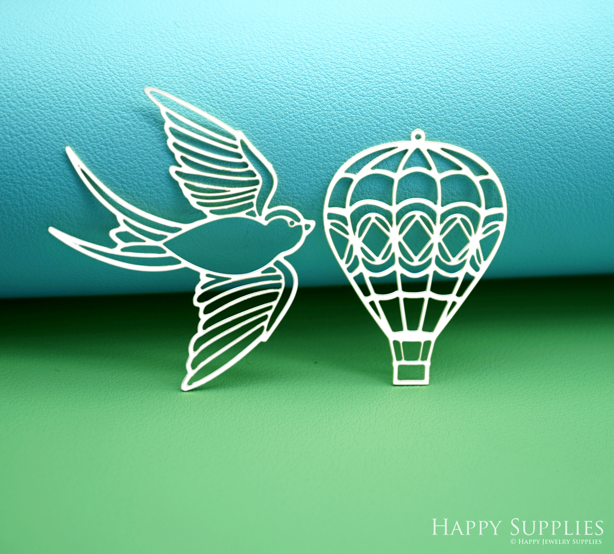2pcs Stainless Steel Jewelry Charms, Raw Brass Charms, Balloon Bird Charms, Earrings Findings, Stainless Steel Silver Jewelry Pendants, Brass Jewelry Findings, Stainless Steel Pendants Jewelry Wholesale (D3032)