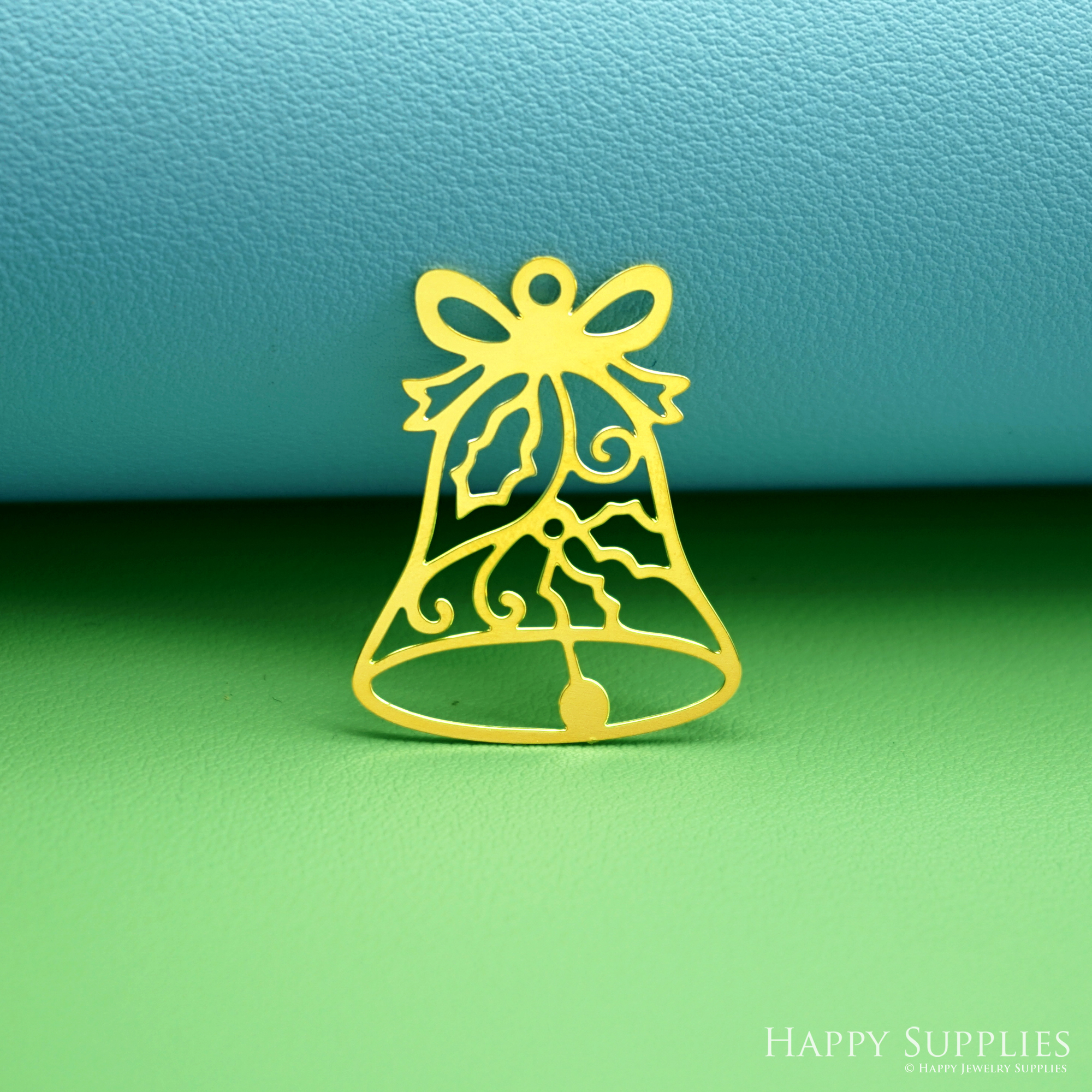 2pcs Stainless Steel Jewelry Charms, Raw Brass Charms, Christmas Bell Charms, Earrings Findings, Stainless Steel Silver Jewelry Pendants, Brass Jewelry Findings, Stainless Steel Pendants Jewelry Wholesale (D3026)