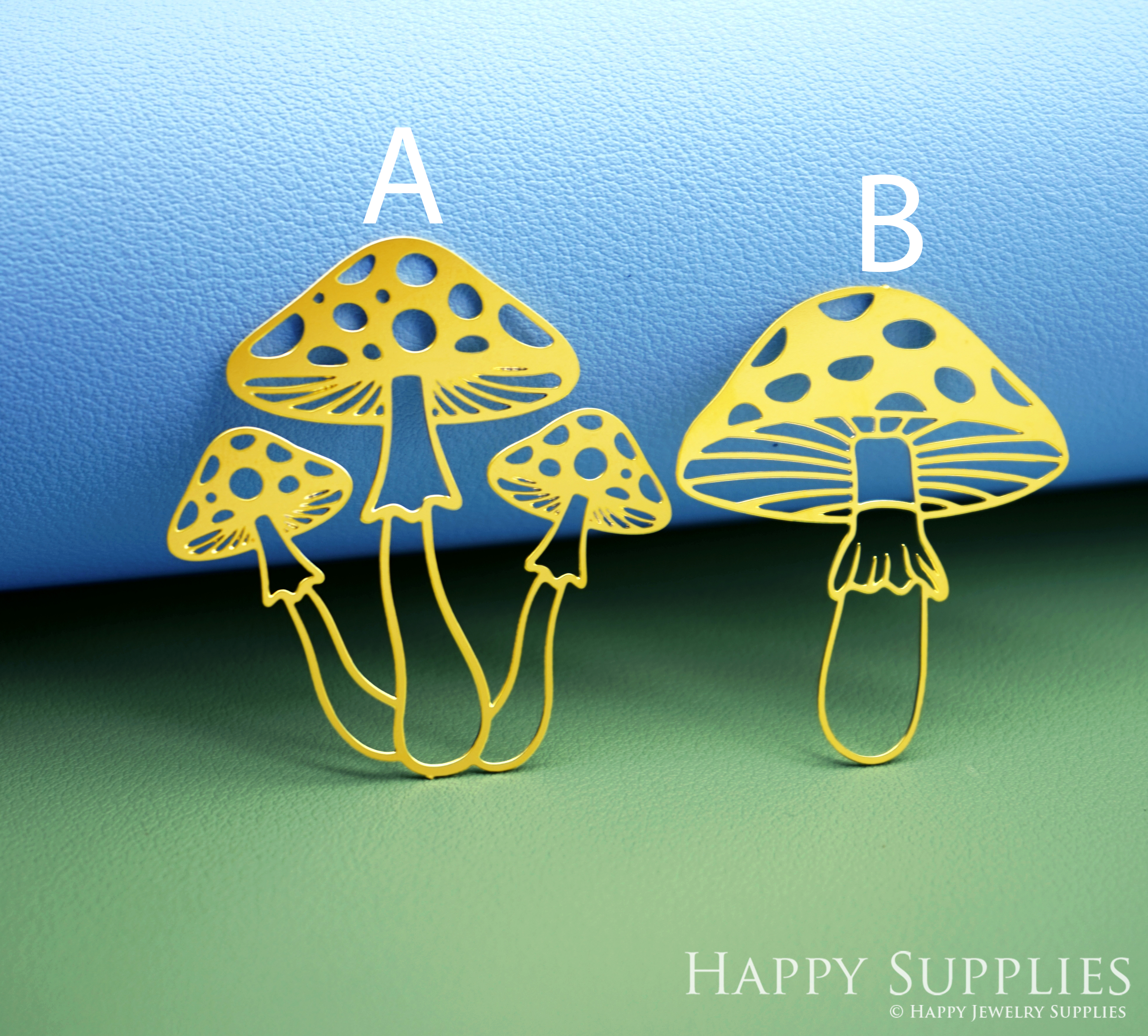 2pcs Stainless Steel Jewelry Charms, Raw Brass Charms, Mushroom Charms, Earrings Findings, Stainless Steel Silver Jewelry Pendants, Brass Jewelry Findings, Stainless Steel Pendants Jewelry Wholesale (D3035)