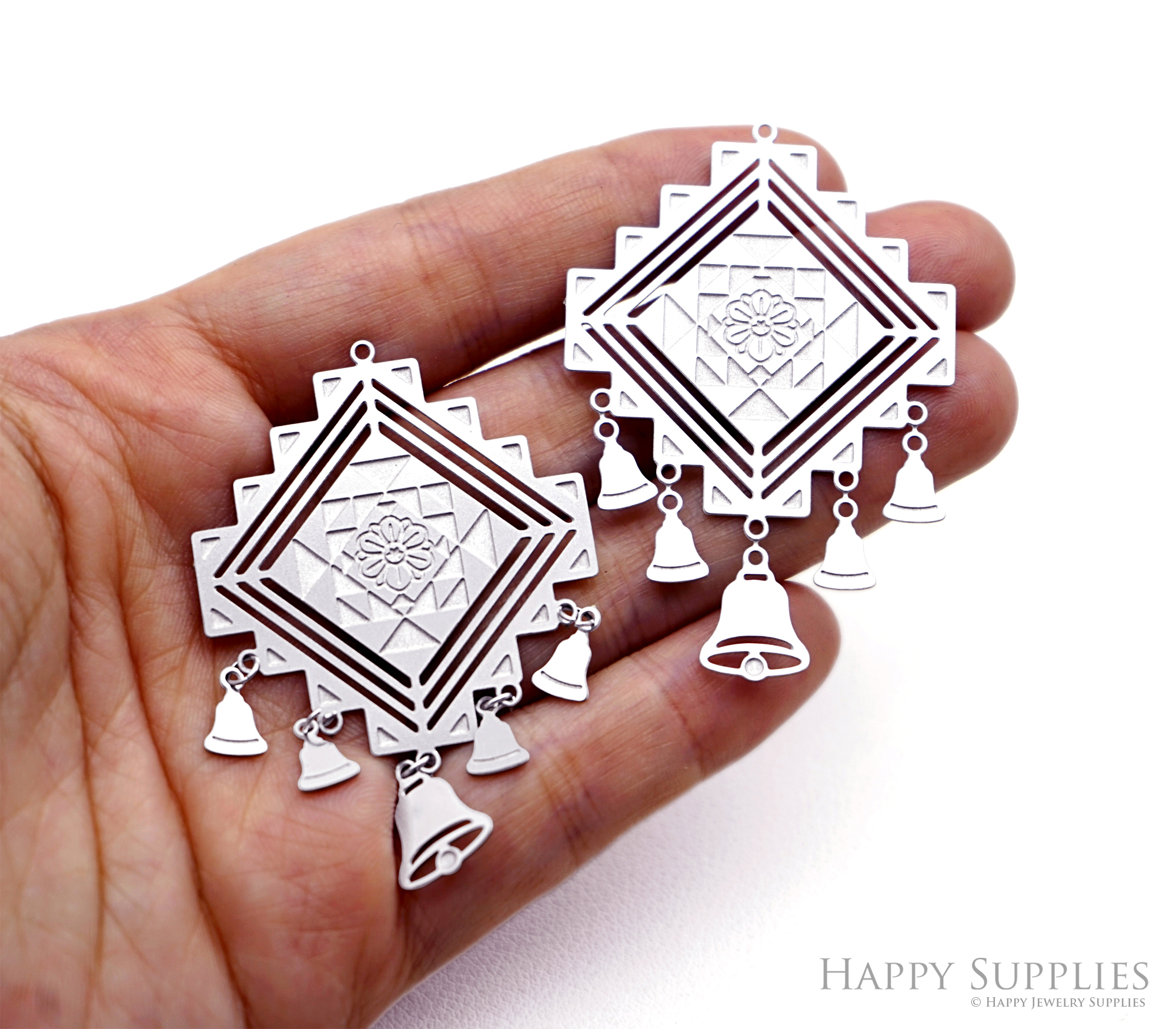 12pcs(1set) Corroded Stainless Steel Jewelry Charms, Leaning Tower of Pisa's bell tower Brass Charms, Etched Charms, Corroded Silver Jewelry Findings, Etched Pendants Jewelry Wholesale (SSB1147)