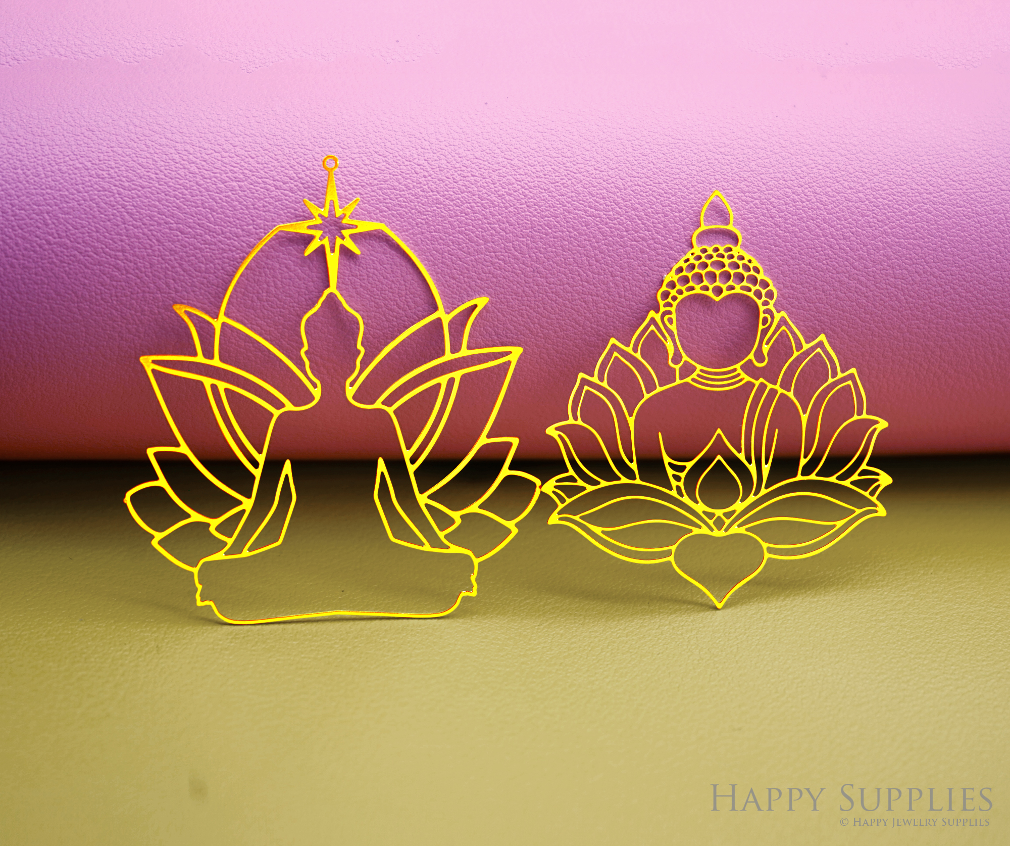 2pcs Stainless Steel Jewelry Charms, Raw Brass Charms, Buddha Charms, Earrings Findings, Stainless Steel Silver Jewelry Pendants, Brass Jewelry Findings, Stainless Steel Pendants Jewelry Wholesale (D3044)
