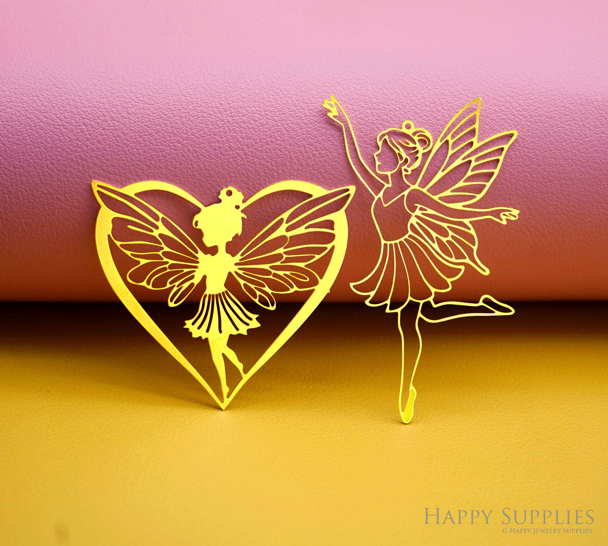 2pcs Stainless Steel Jewelry Charms, Raw Brass Charms, Angel Charms, Earrings Findings, Stainless Steel Silver Jewelry Pendants, Brass Jewelry Findings, Stainless Steel Pendants Jewelry Wholesale (D3045)