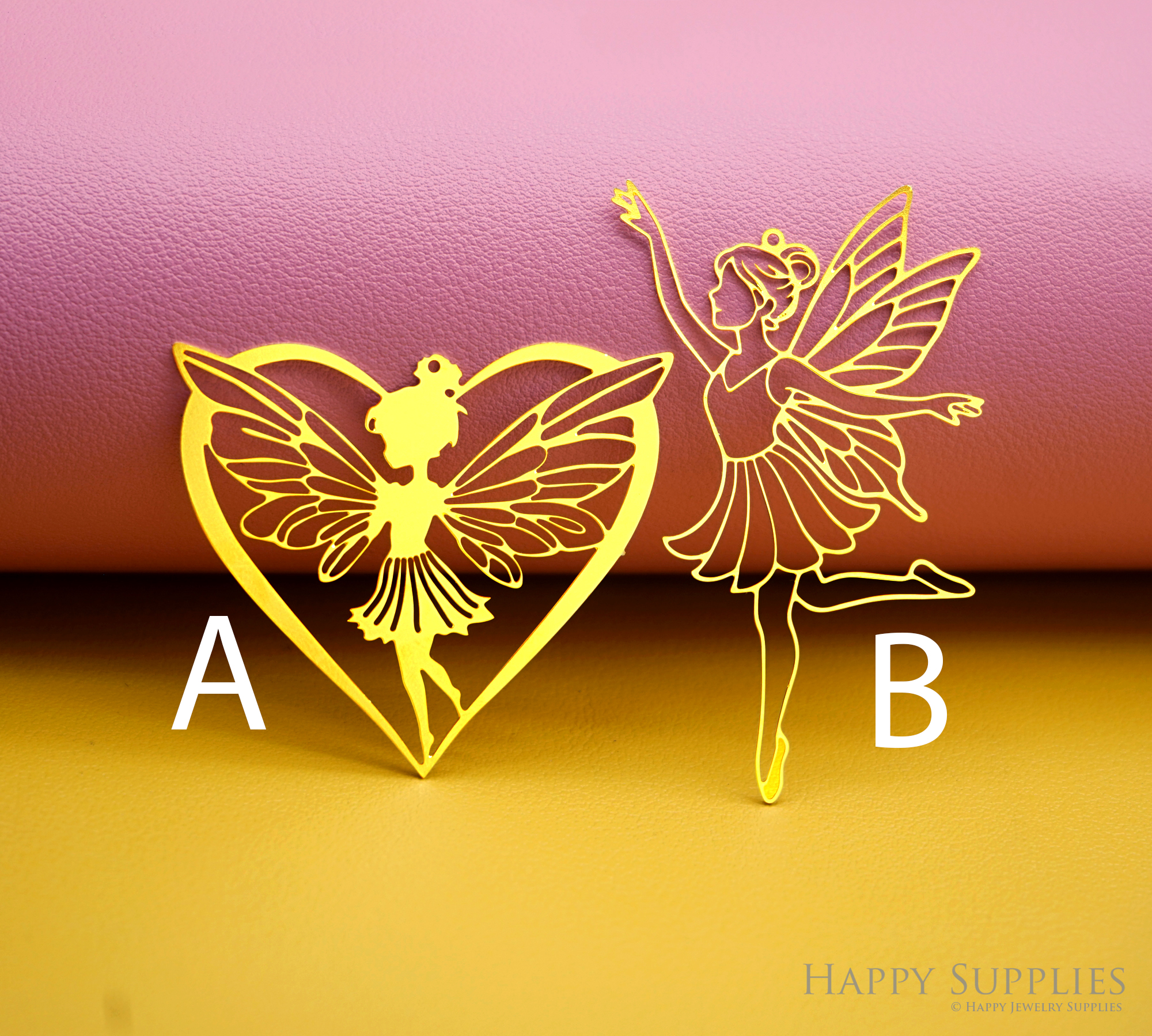 2pcs Stainless Steel Jewelry Charms, Raw Brass Charms, Angel Charms, Earrings Findings, Stainless Steel Silver Jewelry Pendants, Brass Jewelry Findings, Stainless Steel Pendants Jewelry Wholesale (D3045)