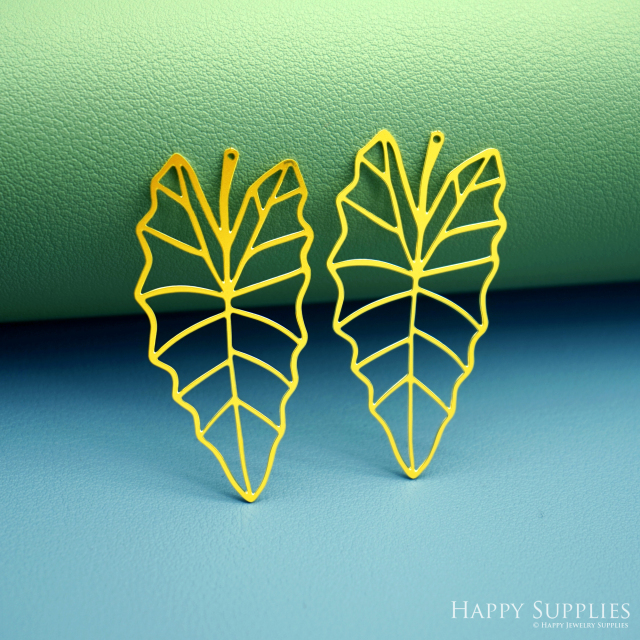 2pcs Stainless Steel Jewelry Charms, Raw Brass Charms, Leaves Charms, Earrings Findings, Stainless Steel Silver Jewelry Pendants, Brass Jewelry Findings, Stainless Steel Pendants Jewelry Wholesale (D3047)