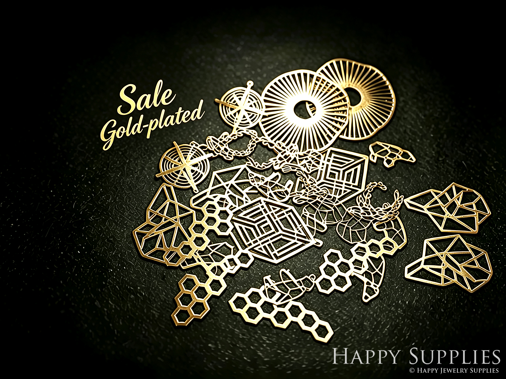 Clearance Sale Good Quality Send Randomly Raw Brass Charm / Pendant,Stainless Steel Charms / Pendant, Gold plated Charms, Silver plated Charms/ stud Earring,Brass Connector,Making Jewelry Supplies
