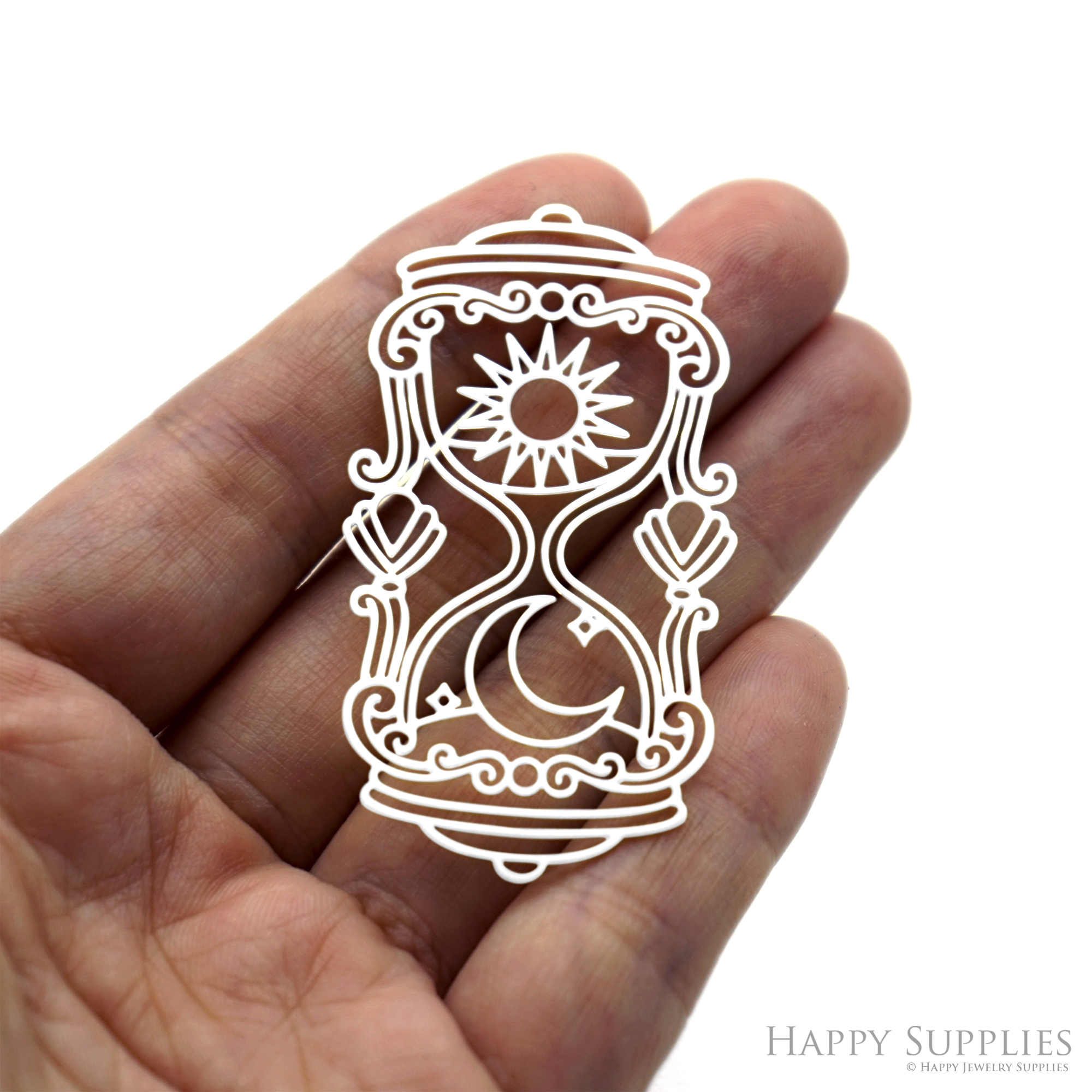 2pcs Stainless Steel Jewelry Charms, Raw Brass Charms, Hourglass Charms, Earrings Findings, Stainless Steel Silver Jewelry Pendants, Brass Jewelry Findings, Stainless Steel Pendants Jewelry Wholesale (D3051)