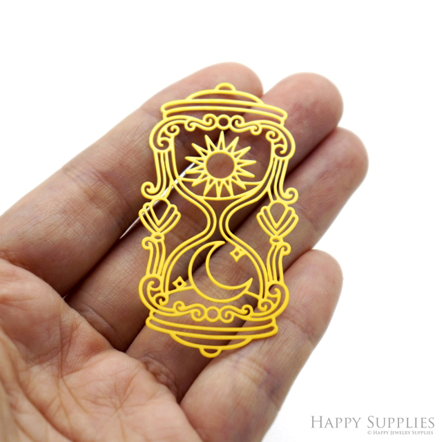 2pcs Stainless Steel Jewelry Charms, Raw Brass Charms, Hourglass Charms, Earrings Findings, Stainless Steel Silver Jewelry Pendants, Brass Jewelry Findings, Stainless Steel Pendants Jewelry Wholesale (D3051)