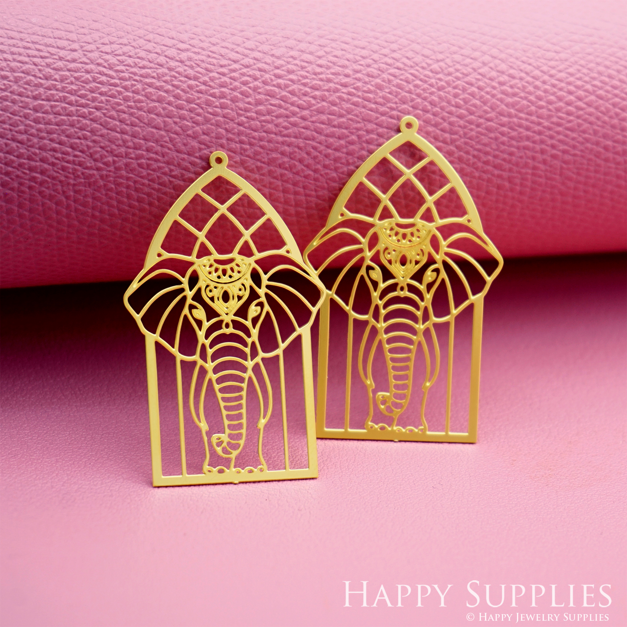 2pcs Stainless Steel Jewelry Charms, Raw Brass Charms, Elephants Charms, Earrings Findings, Stainless Steel Silver Jewelry Pendants, Brass Jewelry Findings, Stainless Steel Pendants Jewelry Wholesale (D3062)
