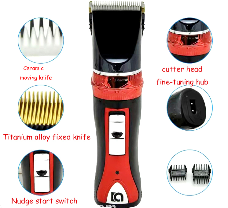 Cortapelos profesional recargable AK-6668 Hairstylist