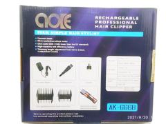 Cortapelos profesional recargable AK-6668 Hairstylist