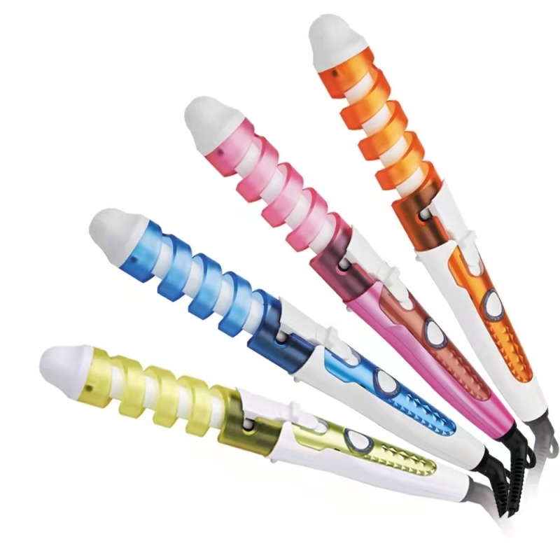 Rizador de pelo profesional mágico, rodillo eléctrico para rizar el cabello, espiral de cerámica