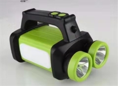 Luz portátil de emergencia multifunción para exteriores, linterna de luz fuerte