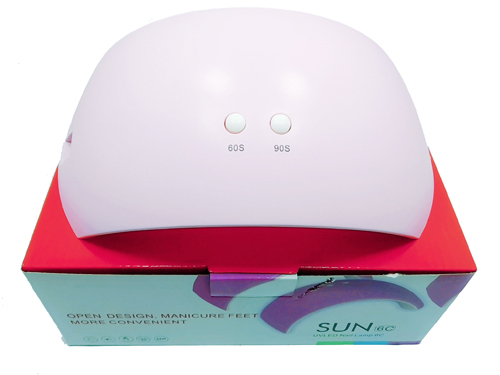 sol 6c 24w lámpara de uñas