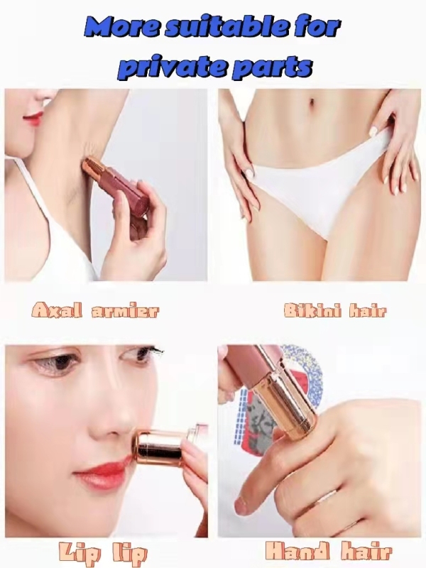 Cera de afeitar eléctrica para afeitadora de lápiz labial para damas
