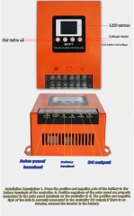 Rialaitheoir muirear gréine 100A 12v/24V/48V ilfheidhm rialtóir mppt aitheantais uathoibríoch cliste