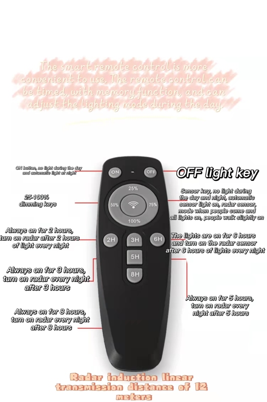 600w integrated solar street light control