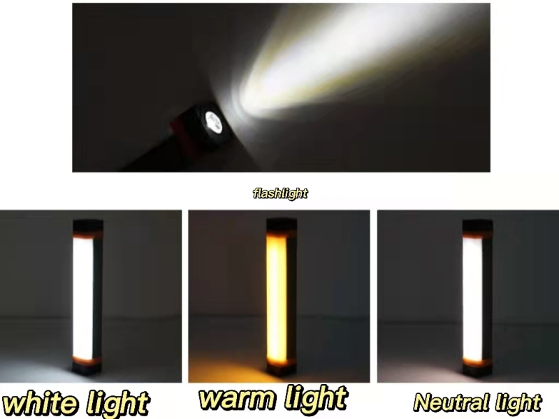 Portable emergency LED charging light tube truck box adsorption handheld USB flashlight fluorescent lamp