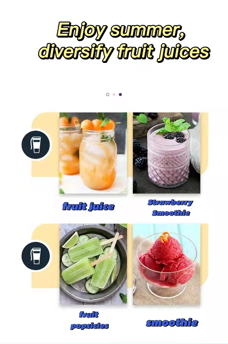 Mini taza de jugo portátil multifuncional USB carga fruta eléctrica taza de jugo