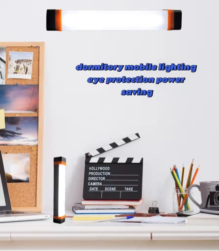 Portable emergency LED charging light tube truck box adsorption handheld USB flashlight fluorescent lamp