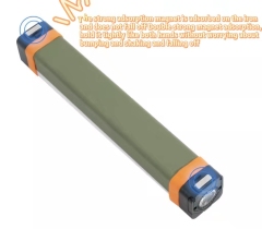 Portable emergency LED charging light tube truck box adsorption handheld USB flashlight fluorescent lamp