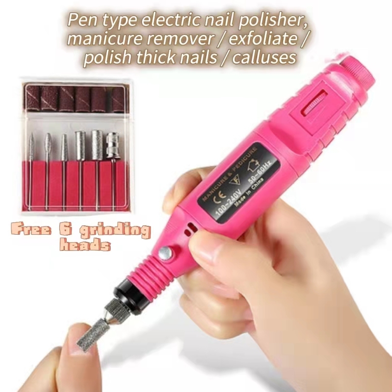 Pulidor de uñas eléctrico tipo pluma
