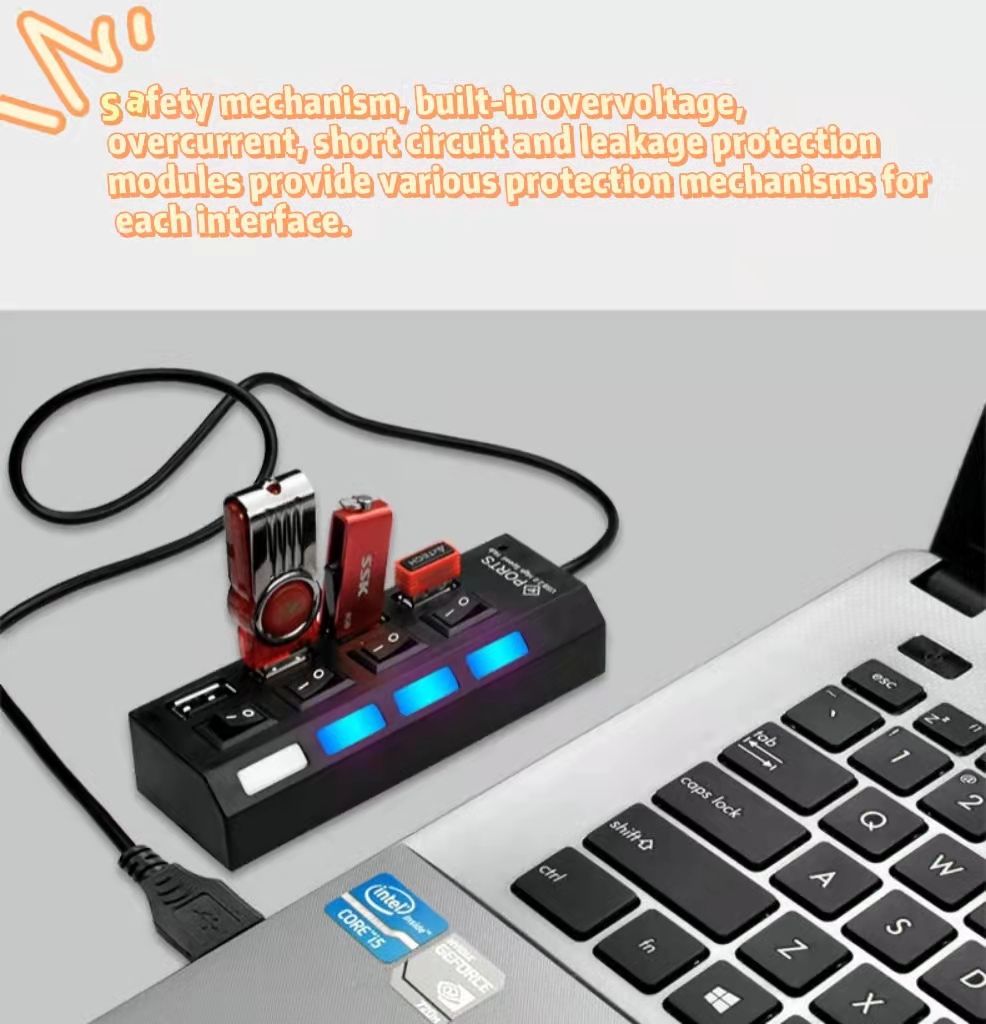 Un punto cuatro expansión USB USB2.0