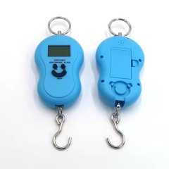 Báscula electrónica portátil para el hogar, báscula pequeña de 50 kg de alta precisión, pequeña báscula portátil con gancho