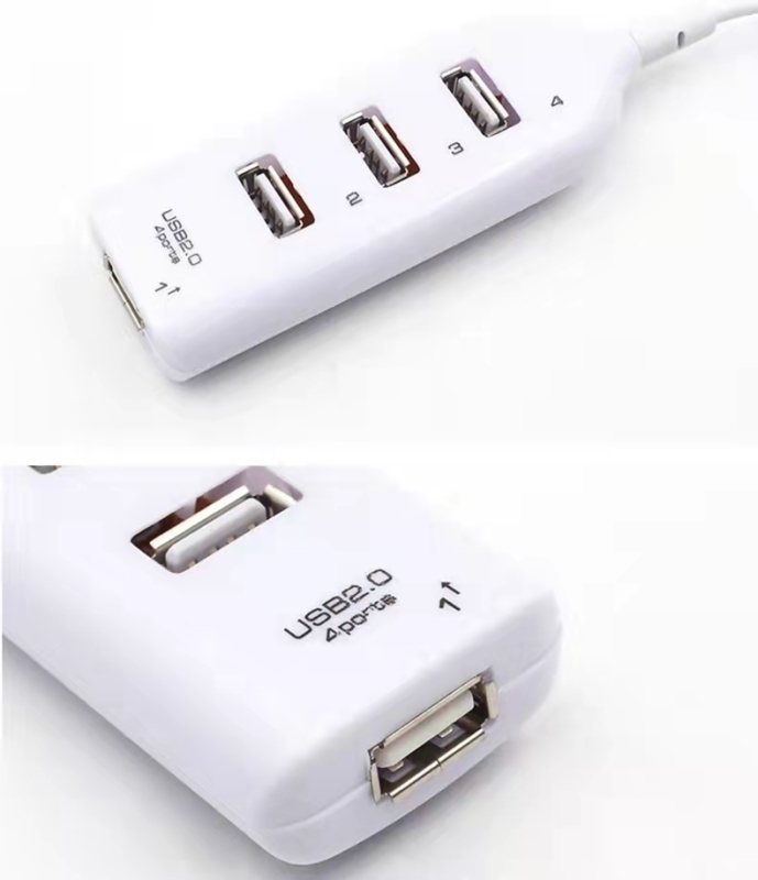 Divisor de cuatro puertos USB