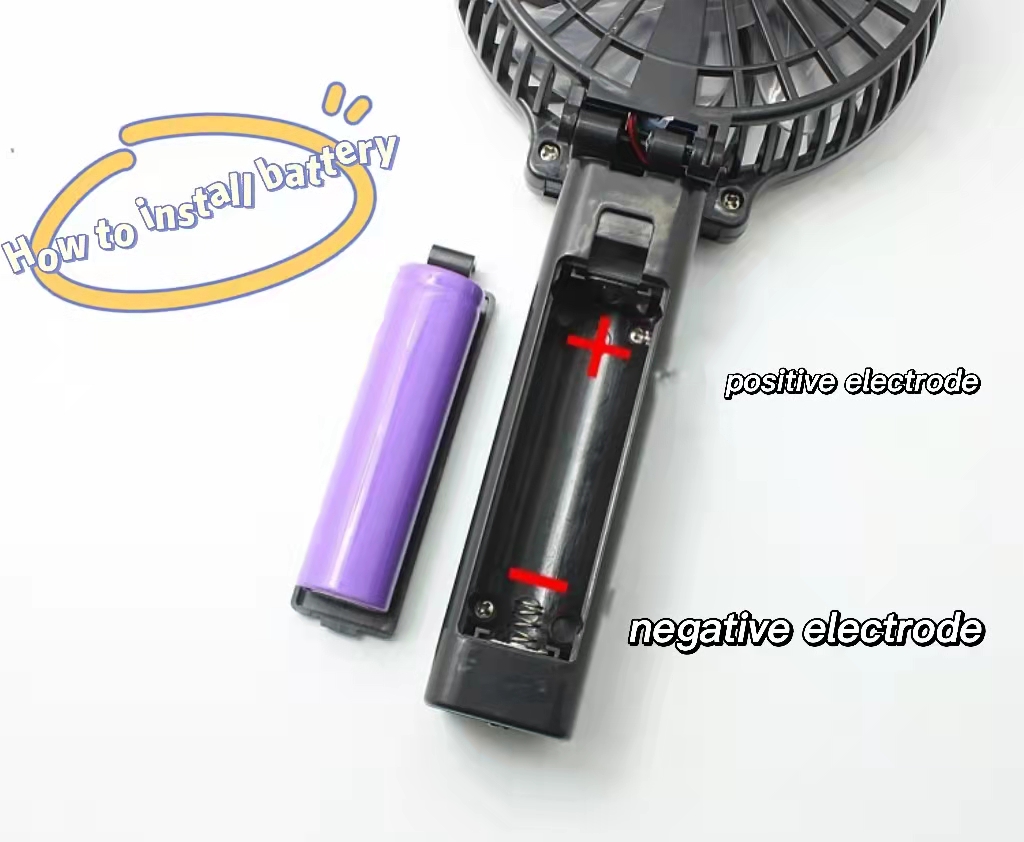 Mini ventilador eléctrico portátil recargable portátil para estudiantes