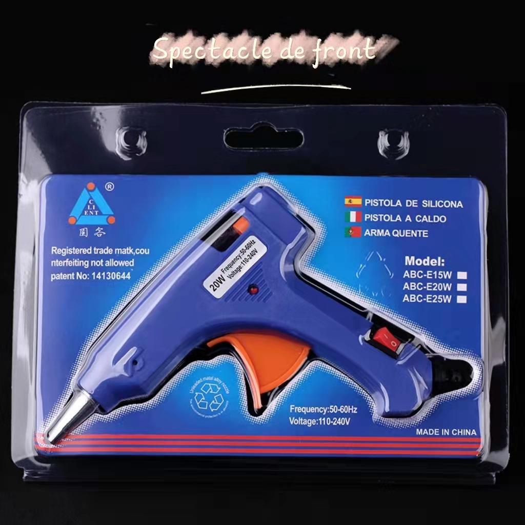 Pistola de pegamento termofusible multifuncional