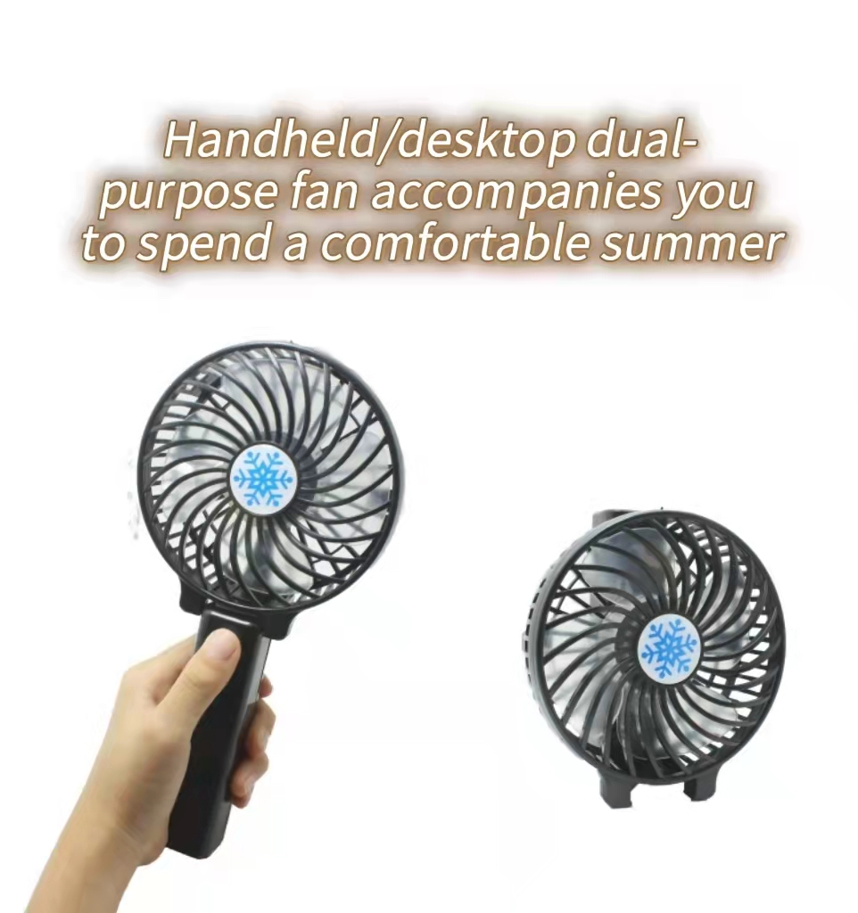 Mini ventilador eléctrico portátil recargable portátil para estudiantes
