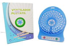 Mini ventilador eléctrico portátil recargable portátil para estudiantes