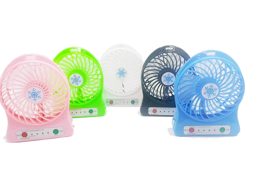 Mini ventilador eléctrico portátil recargable portátil para estudiantes