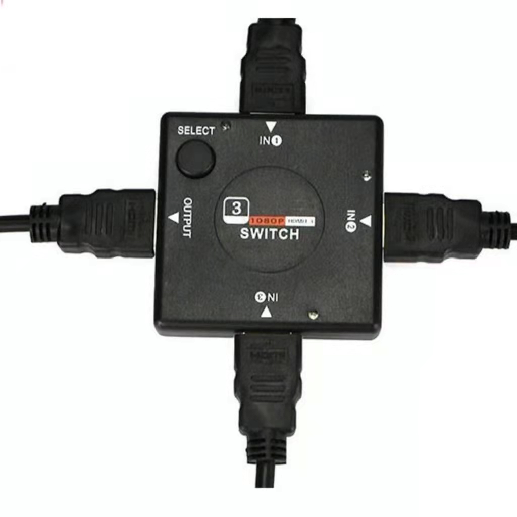El conmutador HDMI admite conmutación HD 1080p 3 en 1 salida