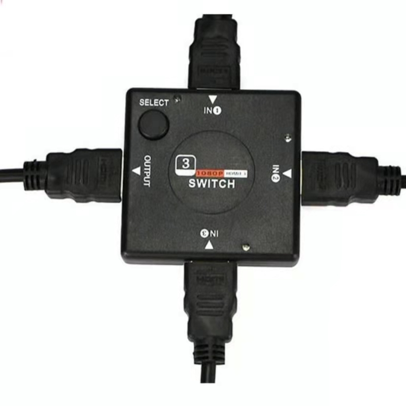 El conmutador HDMI admite conmutación HD 1080p 3 en 1 salida