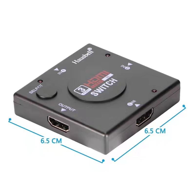 El conmutador HDMI admite conmutación HD 1080p 3 en 1 salida