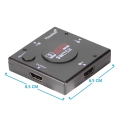 El conmutador HDMI admite conmutación HD 1080p 3 en 1 salida