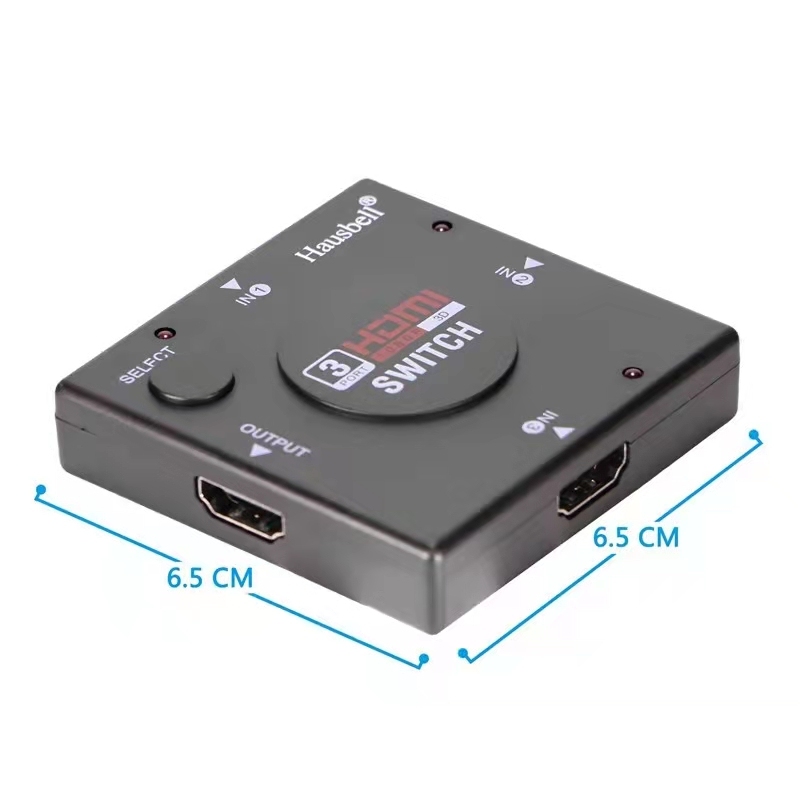 HDMI switcher supports 1080p HD switching 3 in 1 out,small electronic ...