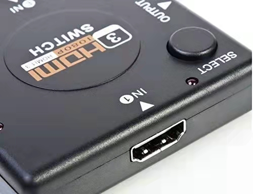 El conmutador HDMI admite conmutación HD 1080p 3 en 1 salida