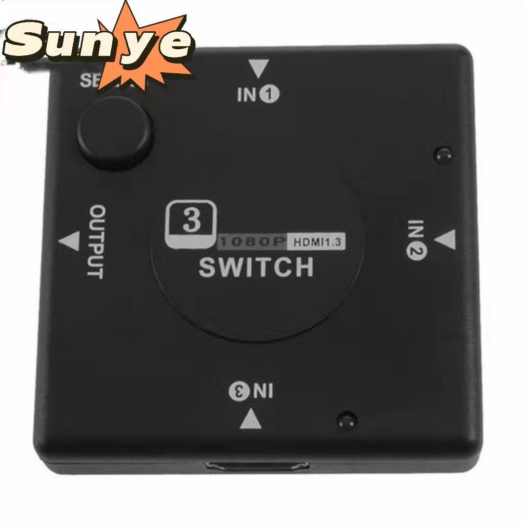 El conmutador HDMI admite conmutación HD 1080p 3 en 1 salida
