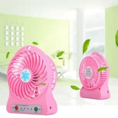 Mini ventilador eléctrico portátil recargable portátil para estudiantes