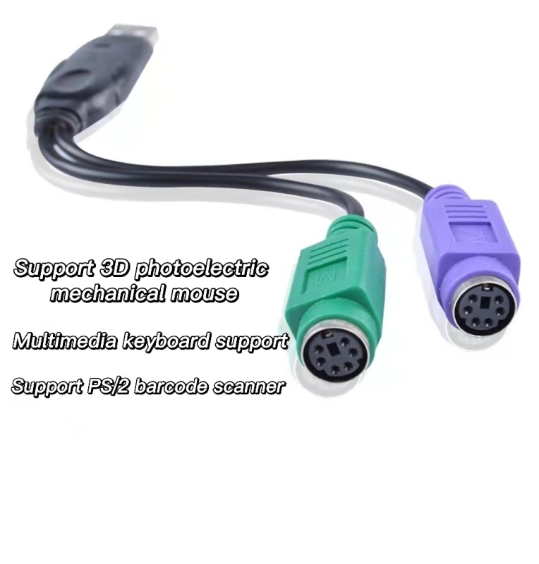 Cable de conversión de USB a PS/2
